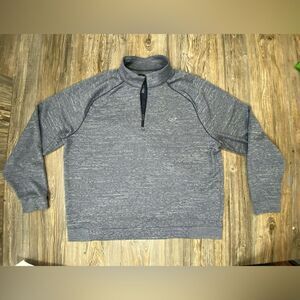 Greg Norman 1/4 Zip Golf Pullover Mens XXL Fleece Charcoal Sweatshirt Casual